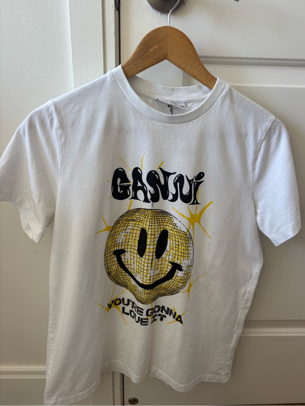 GANNI White T-shirt